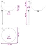 vidaXL Set kabinetov do kúpeľne 3 ks Betónovo sivá 49,5 x 44,5 x 65 cm – Obrázok 12
