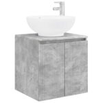 vidaXL Set kabinetov do kúpeľne 3 ks Betónovo sivá 49,5 x 44,5 x 65 cm – Obrázok 4