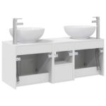 vidaXL Set kabinetov do kúpeľne 3 ks Biela 49,5 x 44,5 x 65 cm – Obrázok 8
