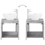 vidaXL Set kabinetov do kúpeľne 3 ks Betónovo sivá 49,5 x 44,5 x 65 cm – Obrázok 11