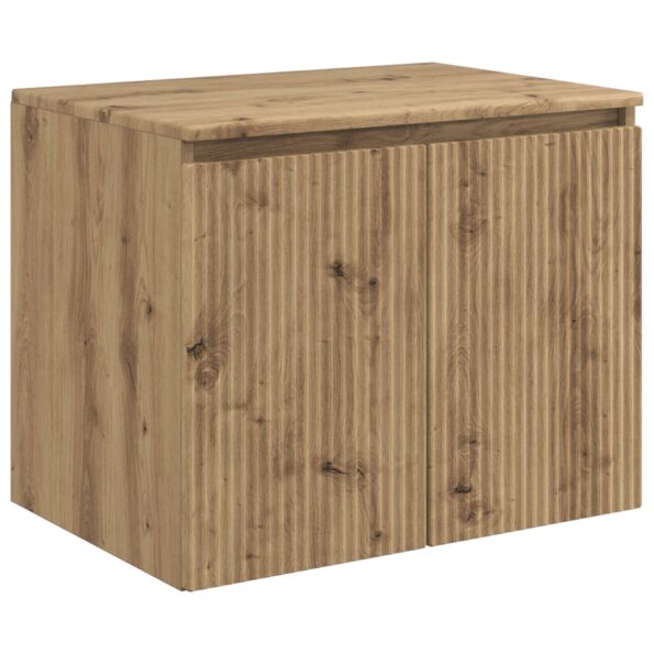 vidaXL Set kabinetov do kúpeľne 3 ks Dub artisan 49,5 x 44,5 x 66 cm – Obrázok 5