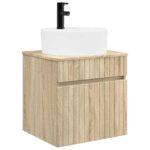 vidaXL Set kabinetov do kúpeľne 3 ks Dub sonoma 49 x 44,5 x 65 cm – Obrázok 4