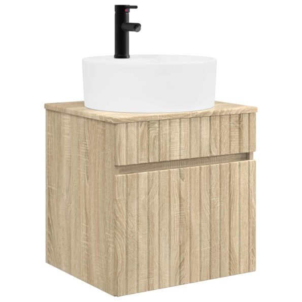 vidaXL Set kabinetov do kúpeľne 3 ks Dub sonoma 49 x 44,5 x 65 cm – Obrázok 4