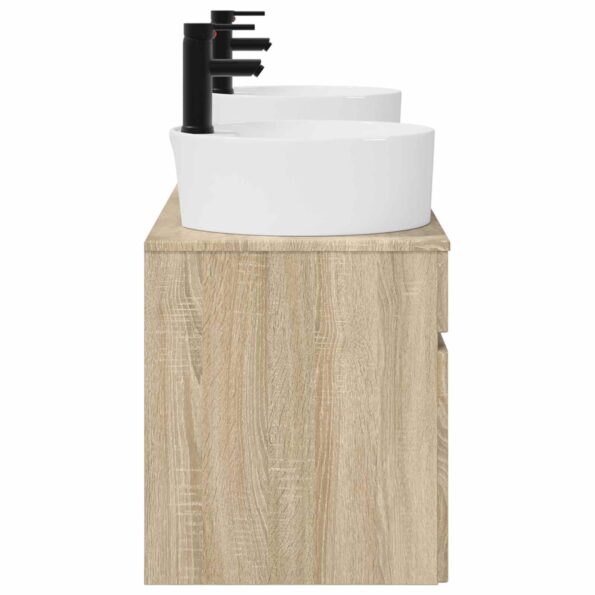 vidaXL Set kabinetov do kúpeľne 3 ks Dub sonoma 49 x 44,5 x 65 cm – Obrázok 6