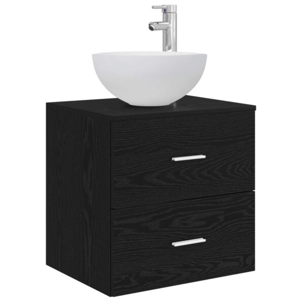 vidaXL Set kabinetov do kúpeľne 3 ks Čierny dub 49,5 x 41 x 64,5 cm – Obrázok 4