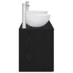 vidaXL Set kabinetov do kúpeľne 3 ks Čierny dub 49,5 x 41 x 64,5 cm – Obrázok 6