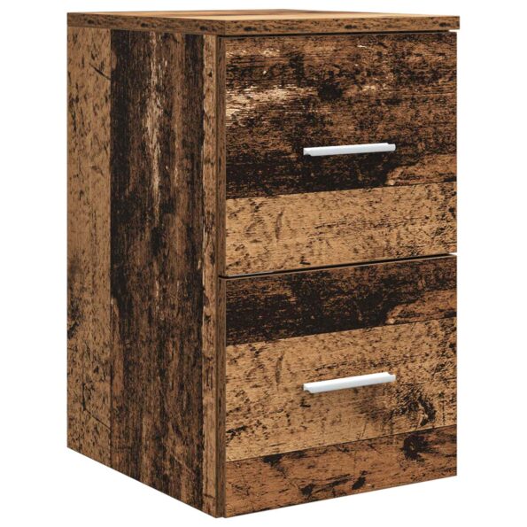 vidaXL Set kabinetov do kúpeľne 3 ks Staré drevo 49,5 x 41 x 64,5 cm – Obrázok 5