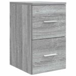 vidaXL Set kabinetov do kúpeľne 3 ks Sivý Sonoma 53 x 34,5 x 63 cm – Obrázok 5