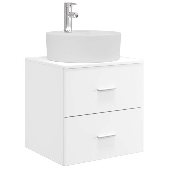vidaXL Sada kúpeľňového nábytku 3 ks Biela 49,5 x 44,5 x 65 cm – Obrázok 4