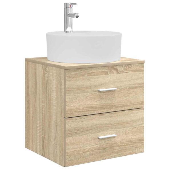 vidaXL Sada kúpeľňového nábytku 3 ks Dub sonoma 49,5 x 44,5 x 65 cm – Obrázok 4