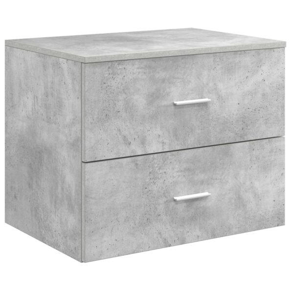 vidaXL Sada kúpeľňového nábytku 3 ks Betónovo sivá 49,5 x 44,5 x 65 cm – Obrázok 5