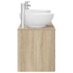 vidaXL Sada kúpeľňového nábytku 3 ks Dub sonoma 49,5 x 44,5 x 65 cm – Obrázok 7
