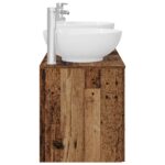 vidaXL Sada kúpeľňového nábytku 3 ks Staré drevo 49,5 x 44,5 x 65 cm – Obrázok 7