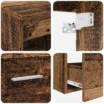 vidaXL Sada kúpeľňového nábytku 3 ks Staré drevo 49,5 x 44,5 x 65 cm – Obrázok 9