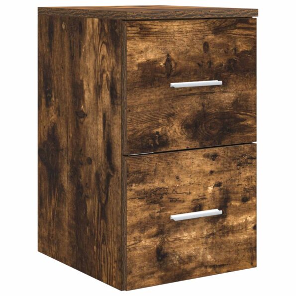 vidaXL Sada kúpeľňového nábytku 3 ks Dymový dub 49,5 x 44,5 x 65 cm – Obrázok 5