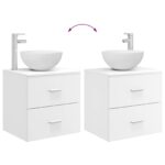 vidaXL Sada kúpeľňového nábytku 3 ks Biela 49,5 x 44,5 x 66 cm – Obrázok 11