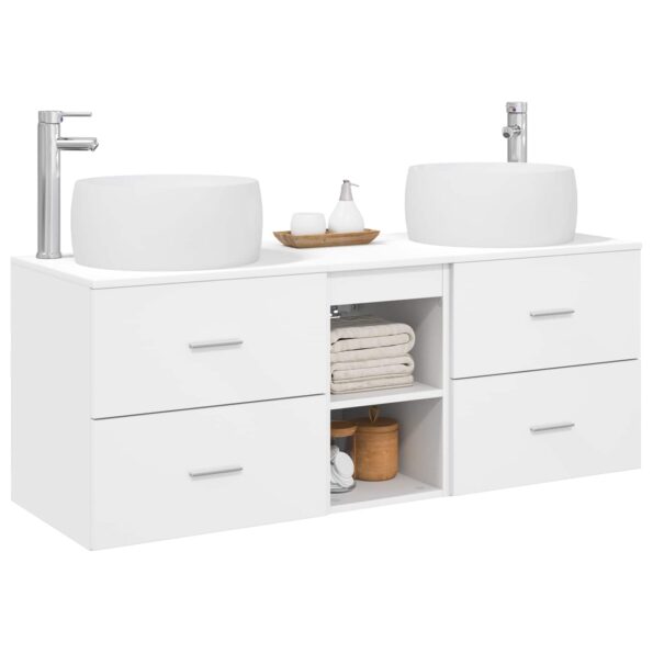 vidaXL Sada kúpeľňového nábytku 3 ks Biela 49,5 x 44,5 x 66 cm – Obrázok 3