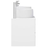 vidaXL Sada kúpeľňového nábytku 3 ks Biela 49,5 x 44,5 x 66 cm – Obrázok 7