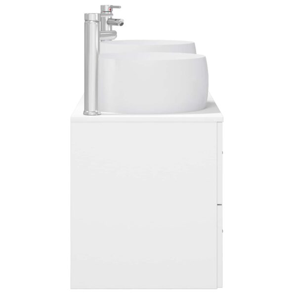 vidaXL Sada kúpeľňového nábytku 3 ks Biela 49,5 x 44,5 x 66 cm – Obrázok 7