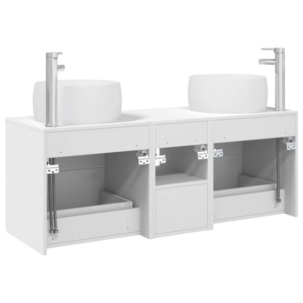 vidaXL Sada kúpeľňového nábytku 3 ks Biela 49,5 x 44,5 x 66 cm – Obrázok 8