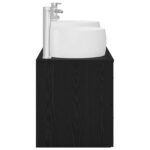 vidaXL Sada kúpeľňového nábytku 3 ks Čierna 49,5 x 44,5 x 66 cm – Obrázok 7