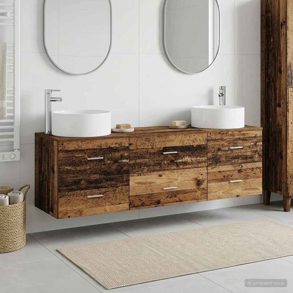 3405945_1.jpg vidaXL Sada kúpeľňového nábytku 3 ks Staré drevo 49,5 x 44,5 x 65,5 cm – Obrázok 1