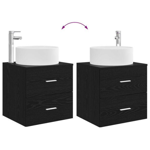 vidaXL Sada kúpeľňového nábytku 3 ks Čierna 49,5 x 44,5 x 65,5 cm – Obrázok 10