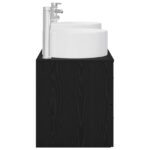 vidaXL Sada kúpeľňového nábytku 3 ks Čierna 49,5 x 44,5 x 65,5 cm – Obrázok 6