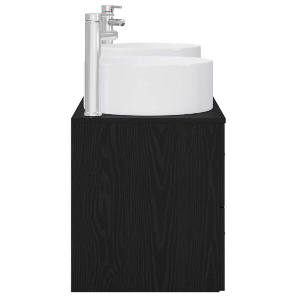 vidaXL Sada kúpeľňového nábytku 3 ks Čierna 49,5 x 44,5 x 65,5 cm – Obrázok 6