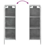 vidaXL Sada kúpeľňového nábytku 5 ks Betónovo sivá 33 x 34,5 x 100 cm – Obrázok 11