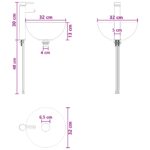 vidaXL Sada kúpeľňového nábytku 5 ks Sivý Sonoma 33 x 34,5 x 100 cm – Obrázok 13