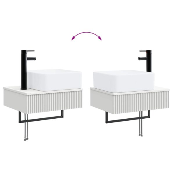 vidaXL Sada kúpeľňového nábytku 5 ks Biela 33 x 34,5 x 100 cm – Obrázok 11