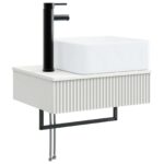 vidaXL Sada kúpeľňového nábytku 5 ks Biela 33 x 34,5 x 100 cm – Obrázok 4