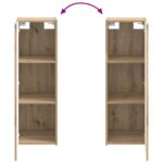 vidaXL Sada kúpeľňového nábytku 5 ks Dub artisan 33 x 34,5 x 100 cm – Obrázok 11