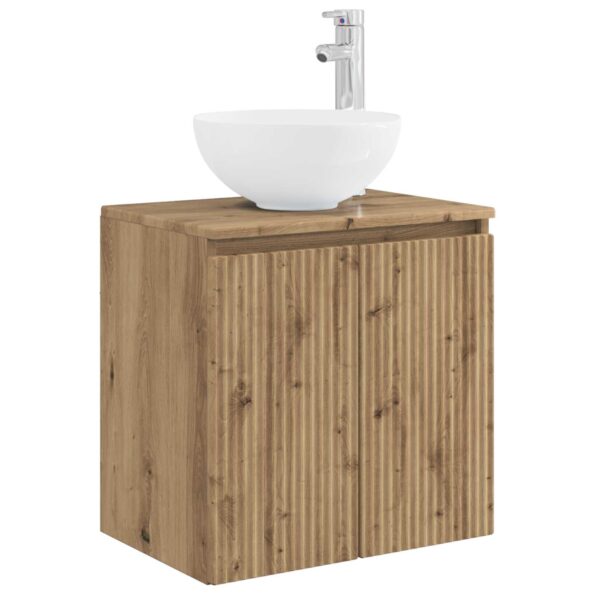 vidaXL Sada kúpeľňového nábytku 5 ks Dub artisan 33 x 34,5 x 100 cm – Obrázok 4