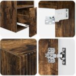 vidaXL Sada kúpeľňového nábytku 5 ks Dymový dub 33 x 34,5 x 100 cm – Obrázok 8