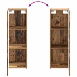 vidaXL Sada kúpeľňového nábytku 5 ks Staré drevo 33 x 34,5 x 100 cm – Obrázok 11