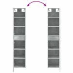 vidaXL Sada kúpeľňového nábytku 5 ks Betónovo sivá 33 x 34,5 x 160 cm – Obrázok 11