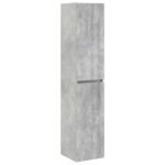 vidaXL Sada kúpeľňového nábytku 5 ks Betónovo sivá 33 x 34,5 x 160 cm – Obrázok 6