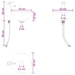 vidaXL Sada kúpeľňového nábytku 5 ks Staré drevo 33 x 34,5 x 160 cm – Obrázok 13