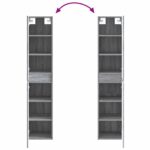 vidaXL Sada kúpeľňového nábytku 3 ks Sivý Sonoma 33 x 34,5 x 160 cm – Obrázok 10