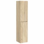 vidaXL Sada kúpeľňového nábytku 3 ks Dub sonoma 33 x 34,5 x 160 cm – Obrázok 6