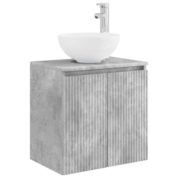 vidaXL Sada kúpeľňového nábytku 3 ks Betónovo sivá 33 x 34,5 x 160 cm – Obrázok 4