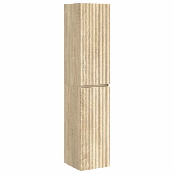 vidaXL Sada kúpeľňového nábytku 3 ks Dub sonoma 33 x 34,5 x 160 cm – Obrázok 6