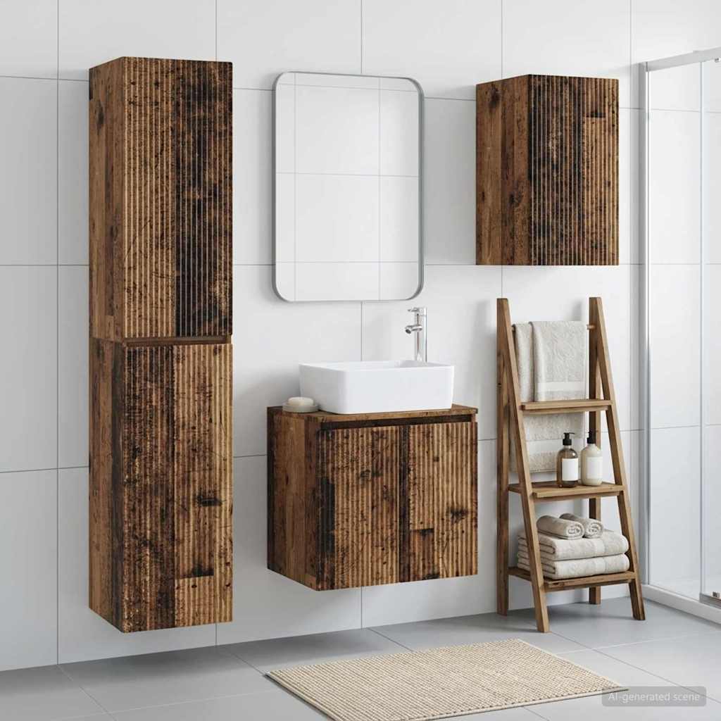 3406081_1.jpg vidaXL Sada kúpeľňového nábytku 3 ks Staré drevo 33 x 34,5 x 160 cm – Obrázok 1