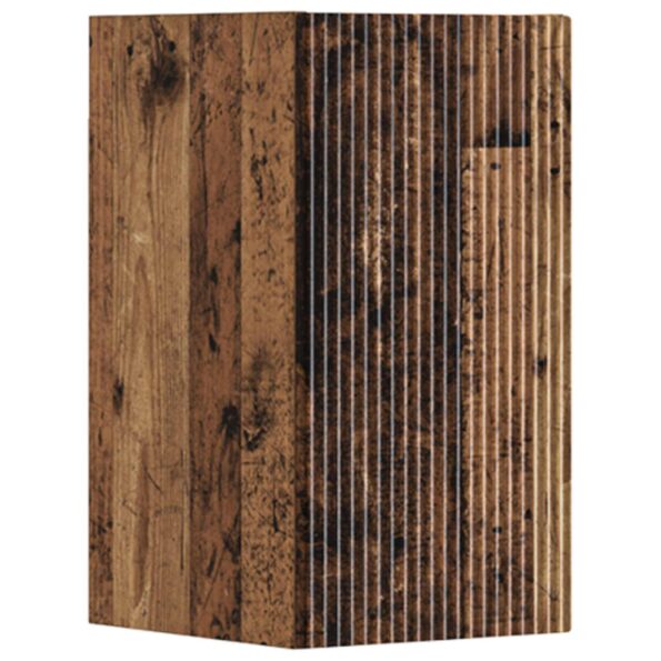 vidaXL Sada kúpeľňového nábytku 3 ks Staré drevo 33 x 34,5 x 160 cm – Obrázok 5