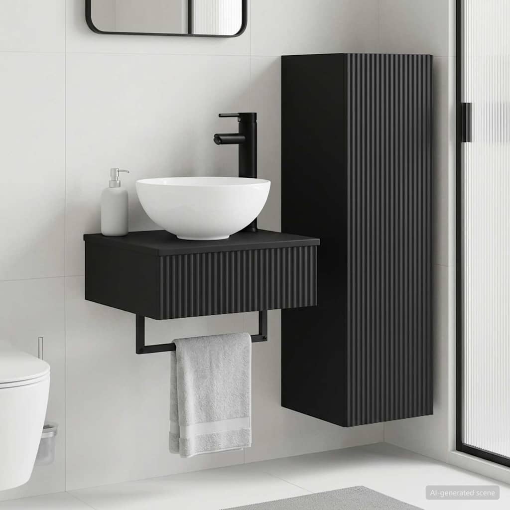 3406094_1.jpg vidaXL Sada kúpeľňového nábytku 2 ks Čierna 33 x 34,5 x 100 cm – Obrázok 1