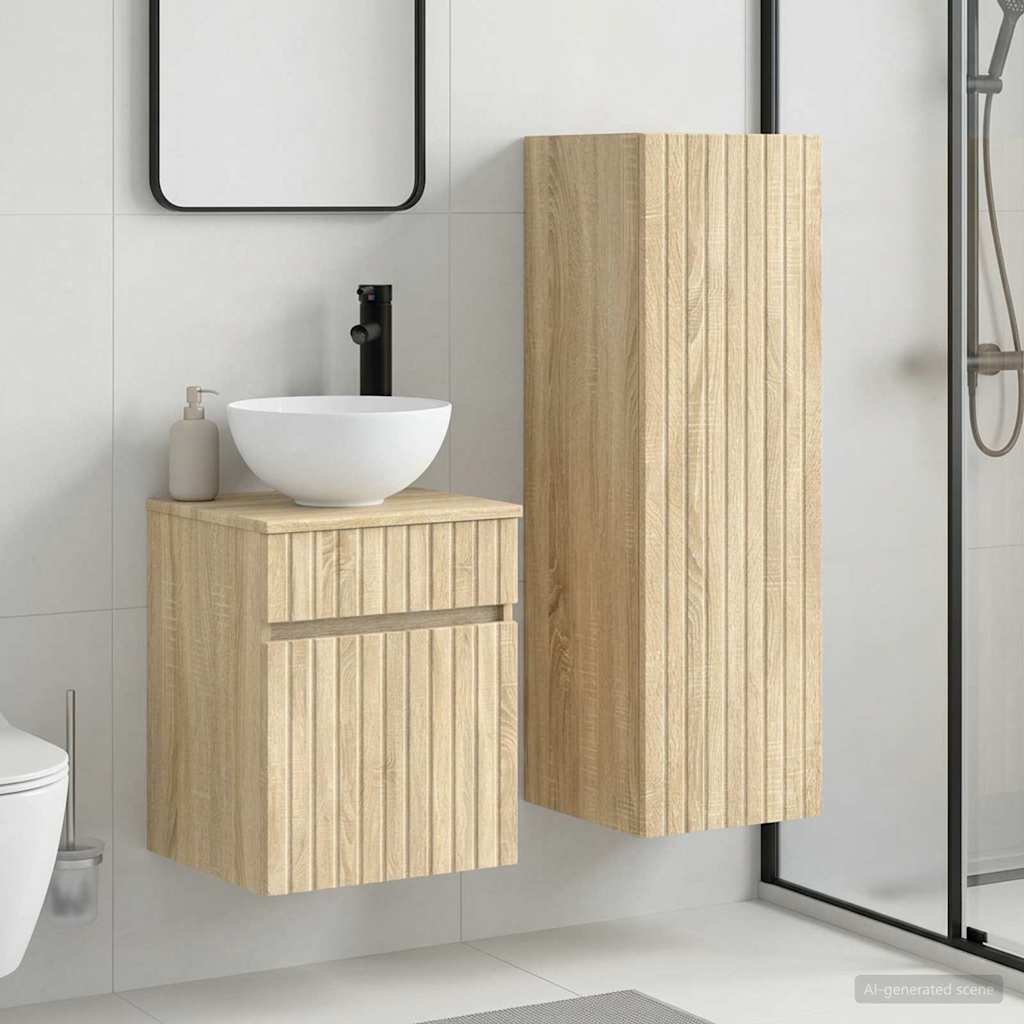 3406135_1.jpg vidaXL Sada kúpeľňového nábytku 2 ks Dub sonoma 33 x 34,5 x 100 cm – Obrázok 1