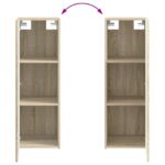vidaXL Sada kúpeľňového nábytku 2 ks Dub sonoma 33 x 34,5 x 100 cm – Obrázok 8