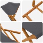 vidaXL Lehátko 4 pcs 3 Poloha Masívne eukalyptové drevo Sivá – Obrázok 5